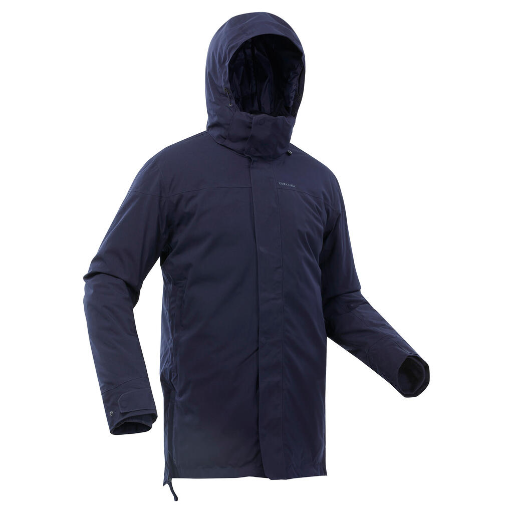 MEN'S HIKING WATERPROOF WINTER PARKA - SH500 -10°C 