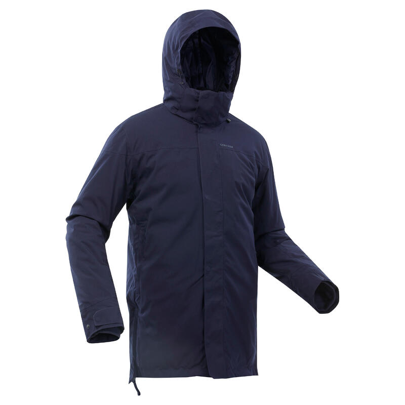 Waterdichte parka jas voor heren | winterjas parka | SH500 | tot -10°C | blauw