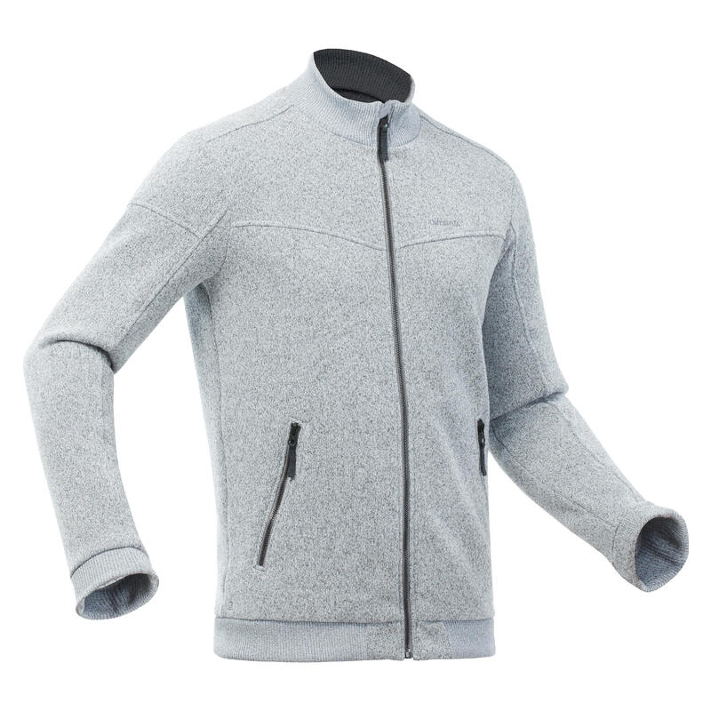 Erkek Outdoor Polar Kar Montu/Kışlık Mont - Gri - SH100
