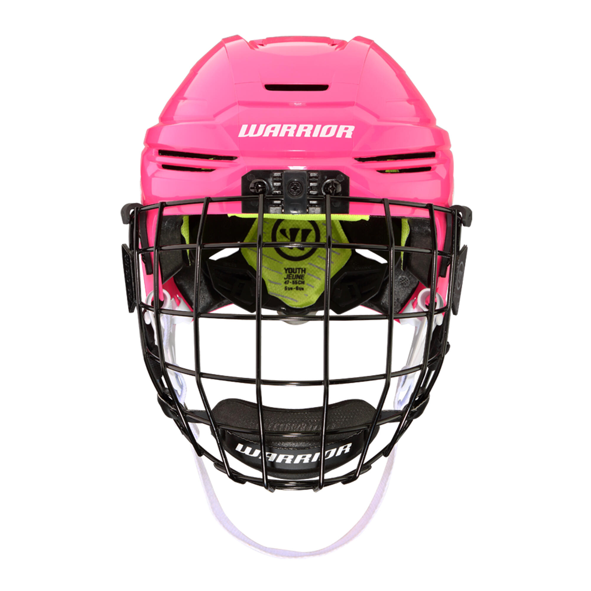 Kids' Hockey Helmet Warrior - Alpha One Youth Combo Pink - WARRIOR