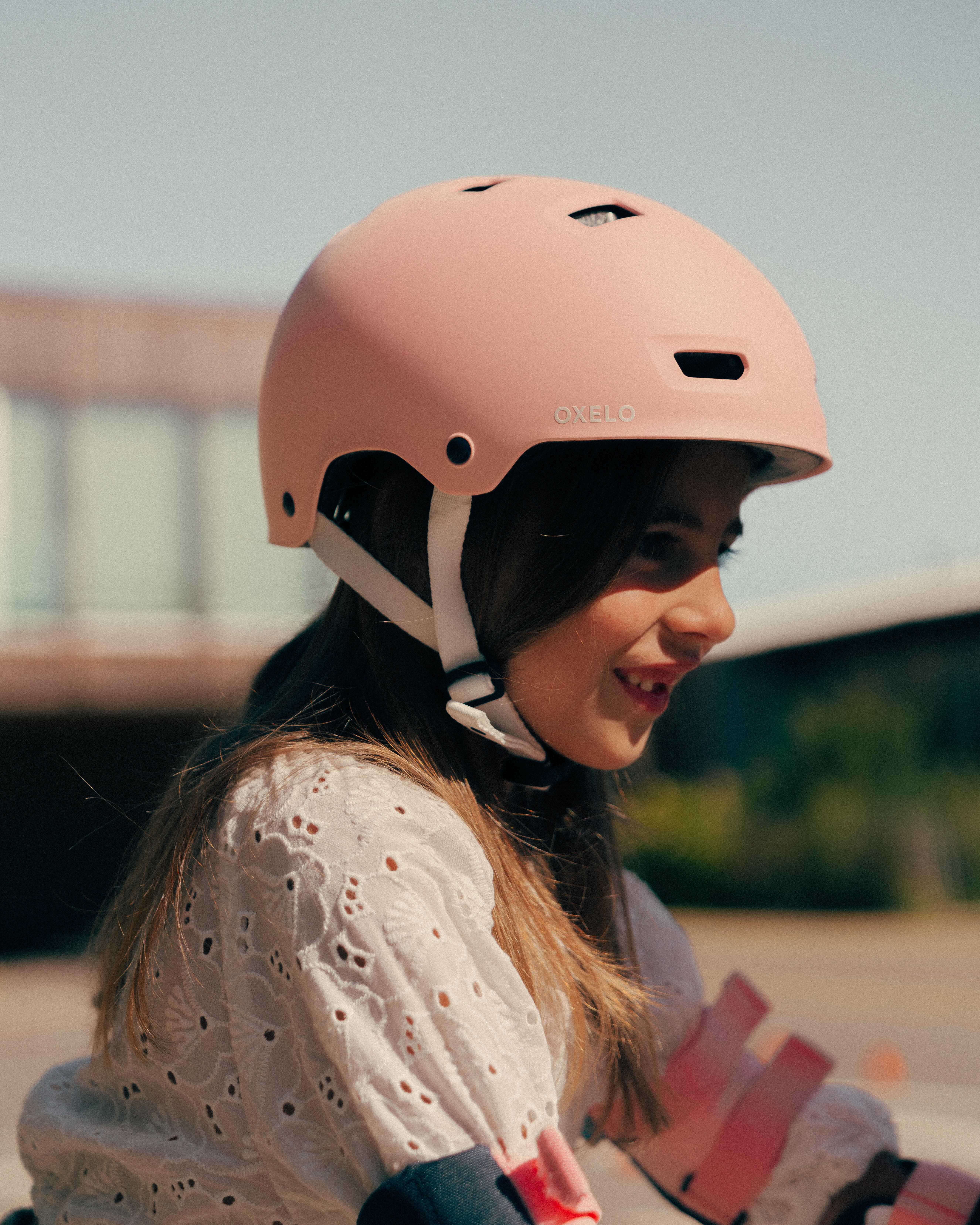 Adjustable Skate Helmet - MF 500 Pink - OXELO