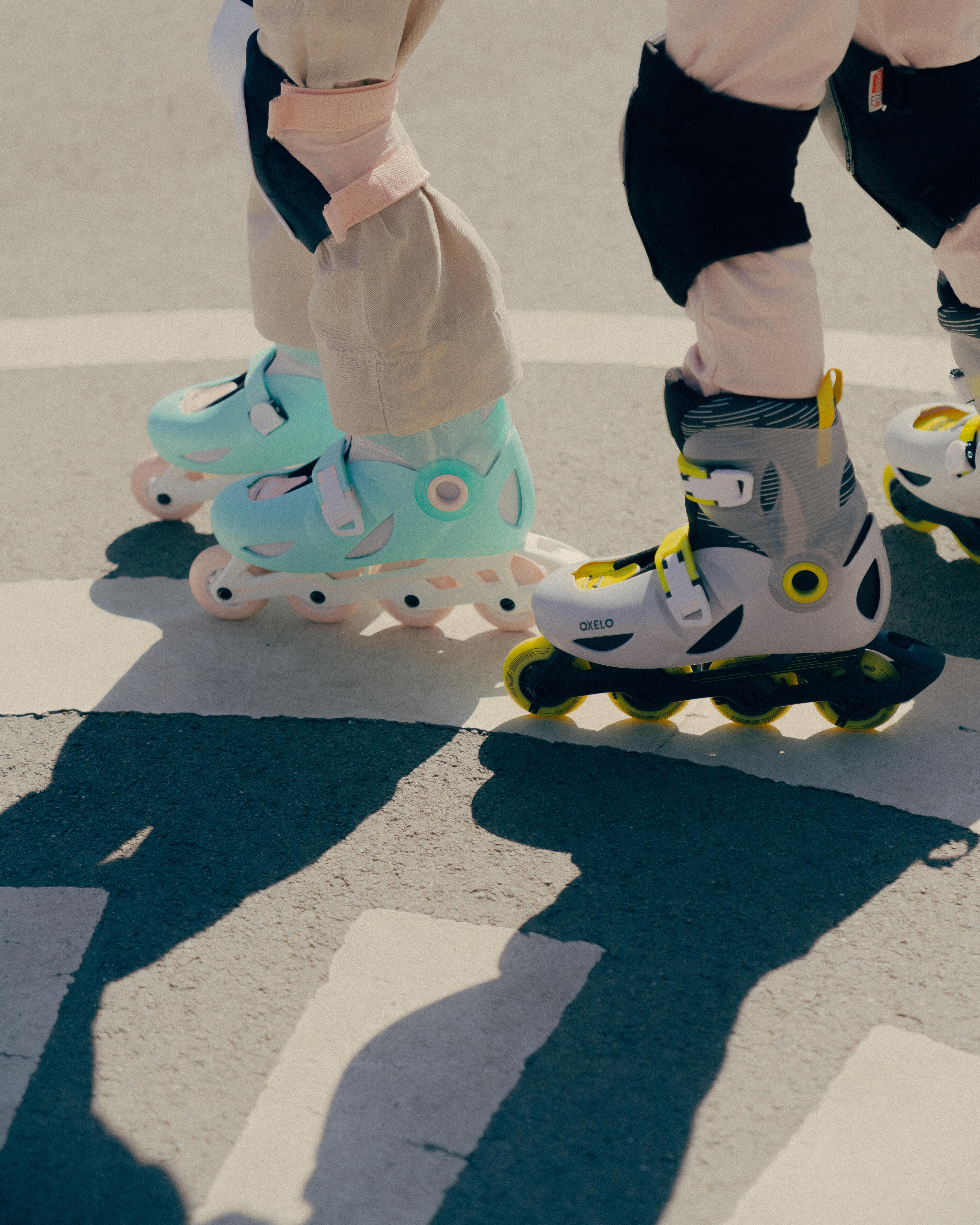 Patins à roues alignées ajustables sur 3 tailles enfant, Play 5 15/19