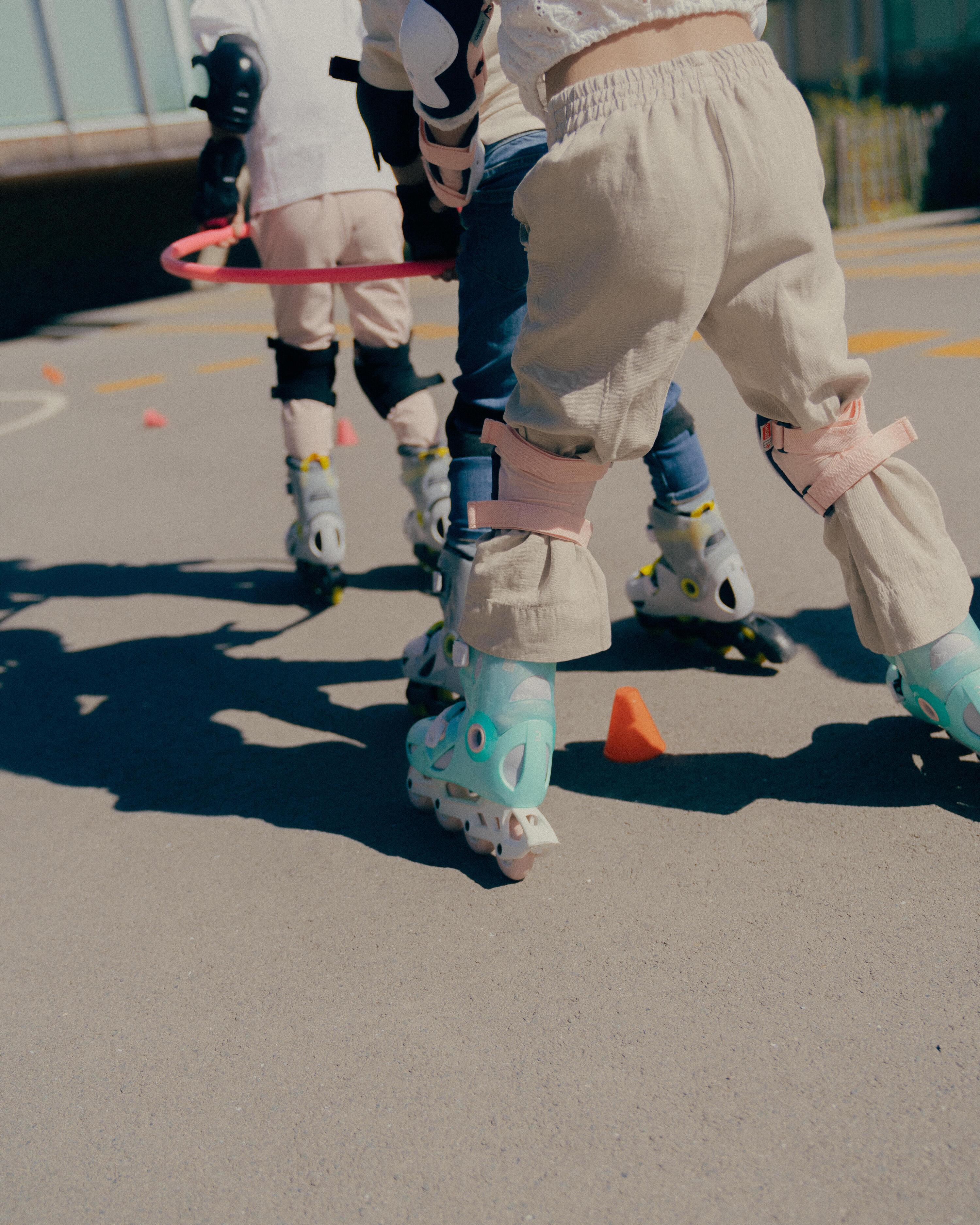 Patins à roues alignées ajustables sur 3 tailles enfant, Play 5 16/19