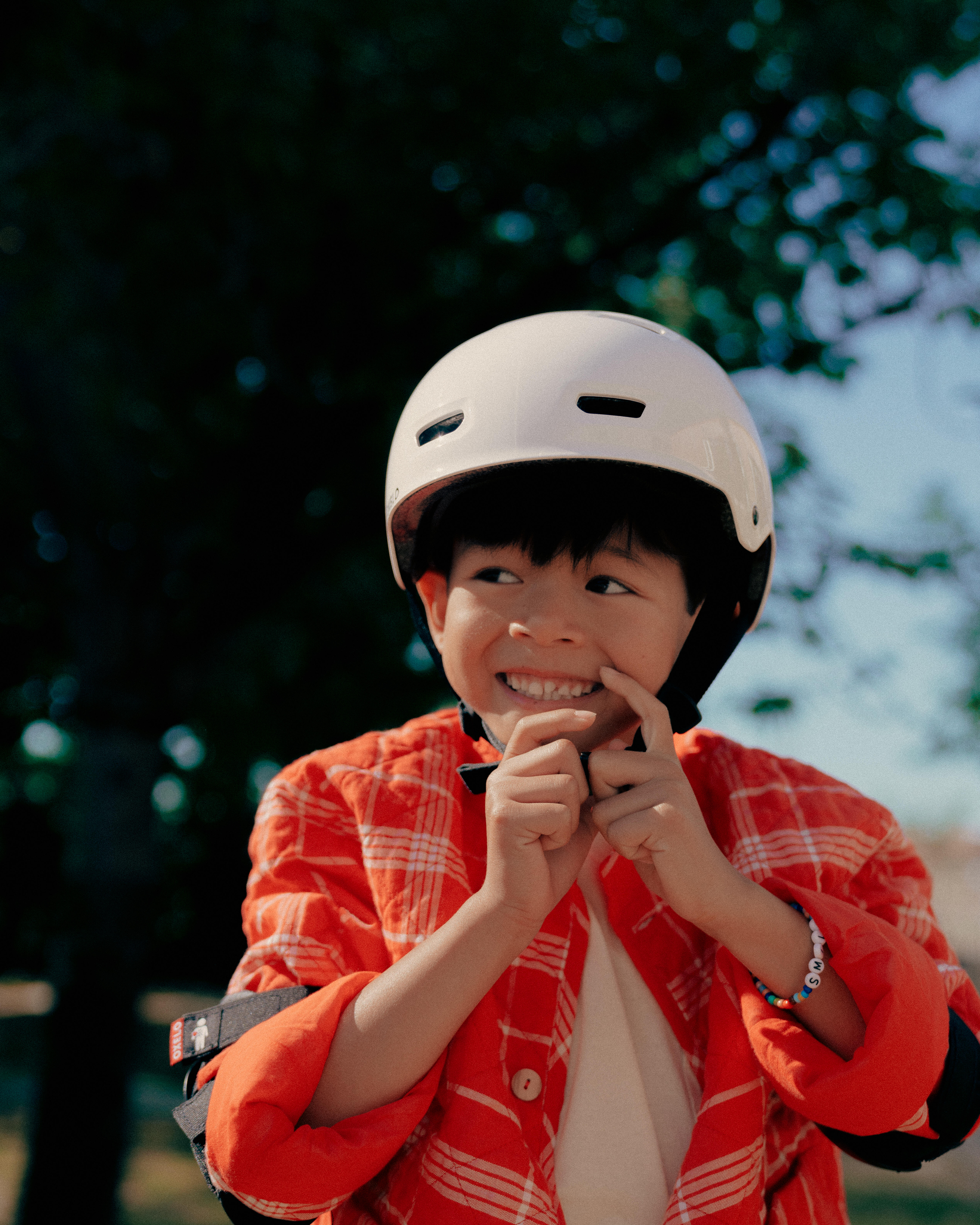 Adjustable Skate Helmet - MF 500 White - OXELO