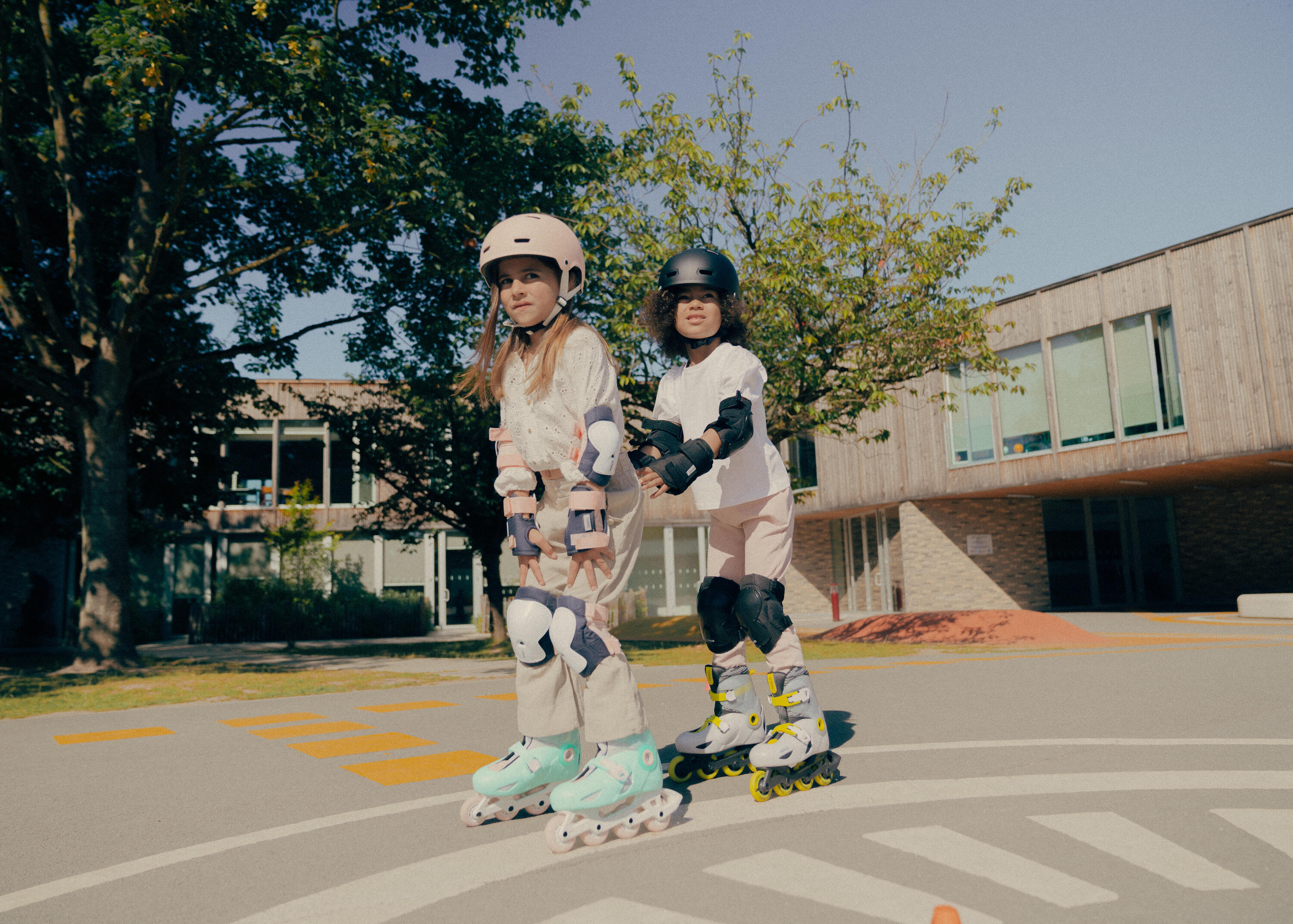 Patins à roues alignées ajustables sur 3 tailles enfant, Play 5 13/19