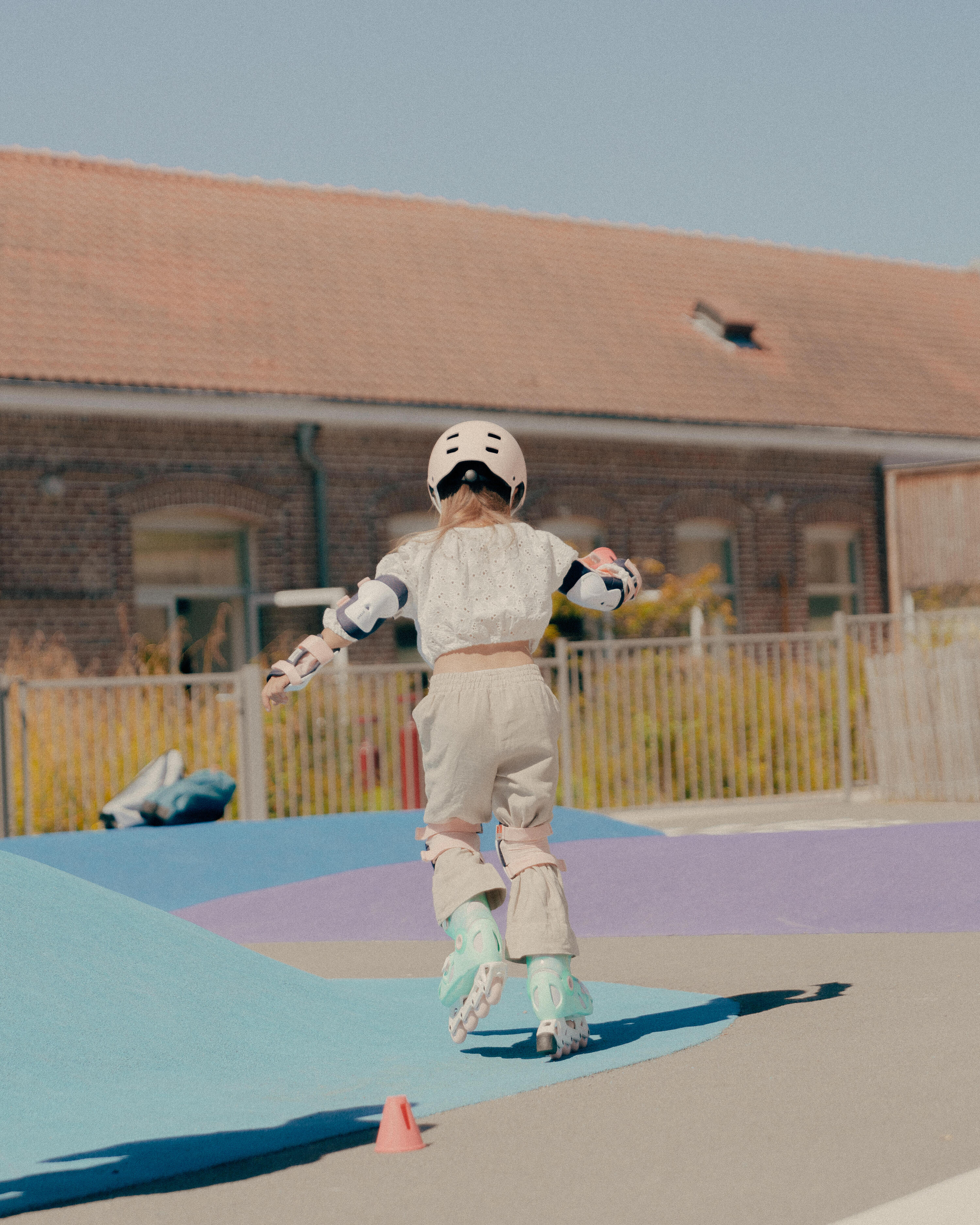 Patins à roues alignées ajustables sur 3 tailles enfant, Play 5 18/19