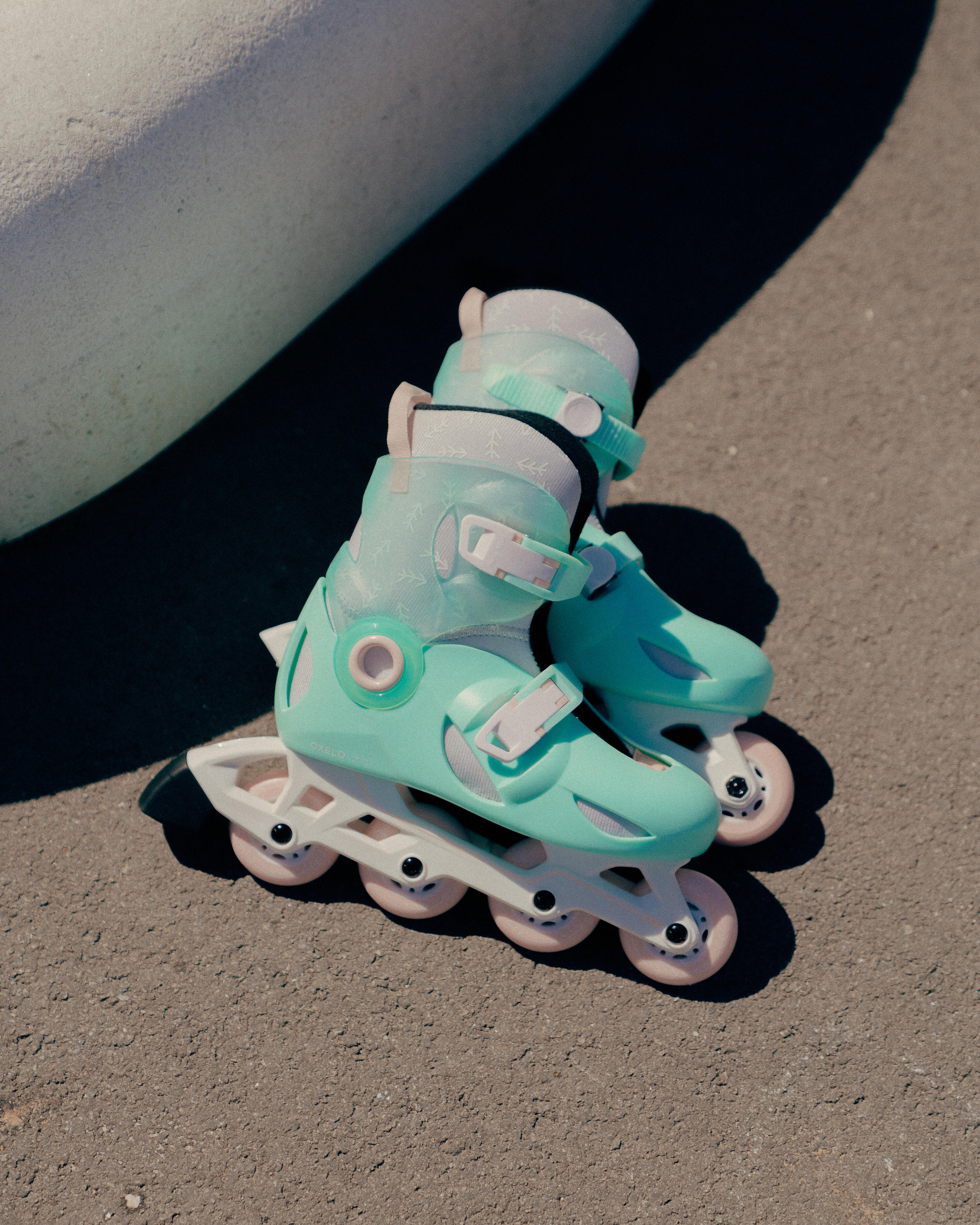 Patins à roues alignées ajustables sur 3 tailles enfant, Play 5 17/19