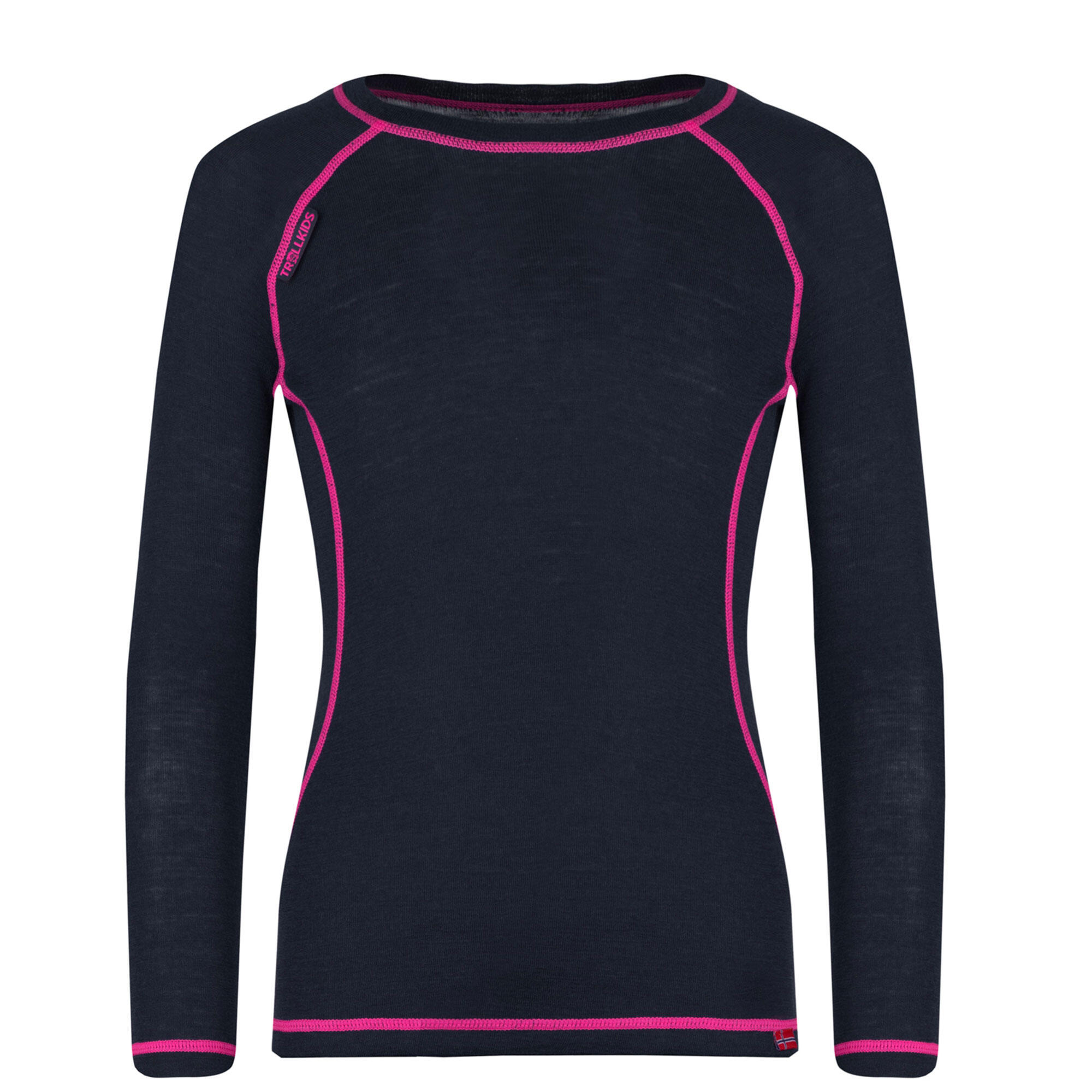 Completo lana maglia maniche lunghe e calzamaglia bambina azzurro/rosa 3/4