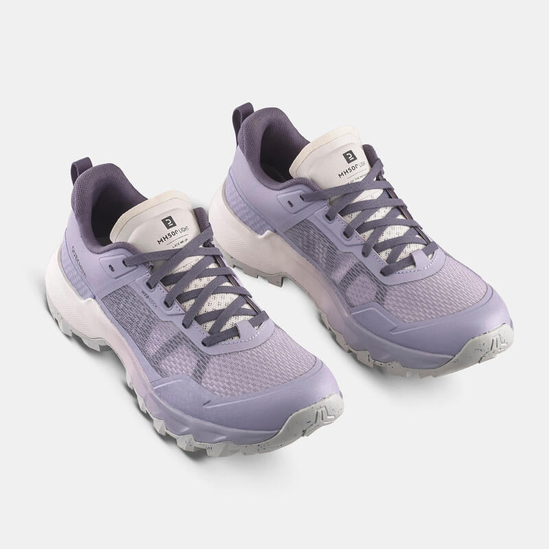 Wanderschuhe Damen Bergwandern - MH500 Light violett