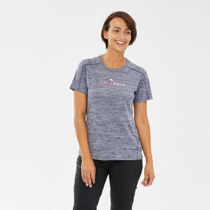 Camiseta de montaña y trekking manga corta Mujer Columbia Nocturna