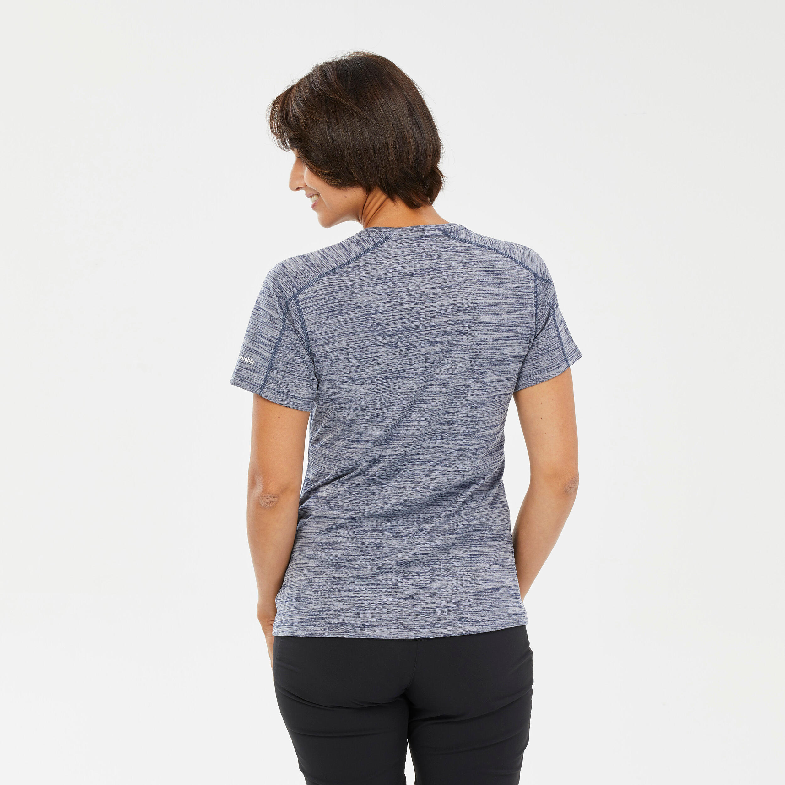 Short-sleeved Mountain Walking T-Shirt 3/4