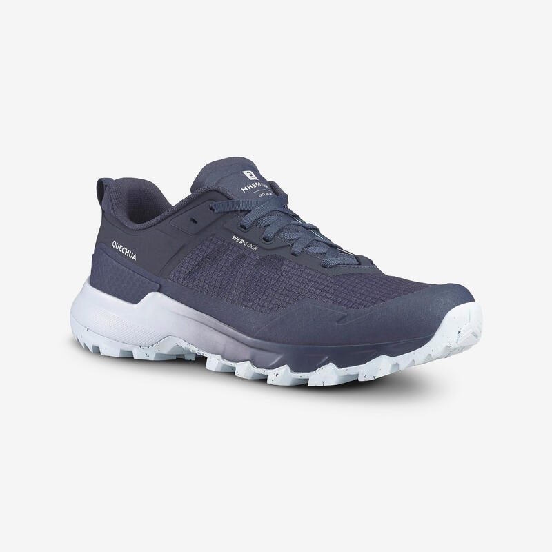 Chaussures de randonnée montagne - MH500 LIGHT gris- homme