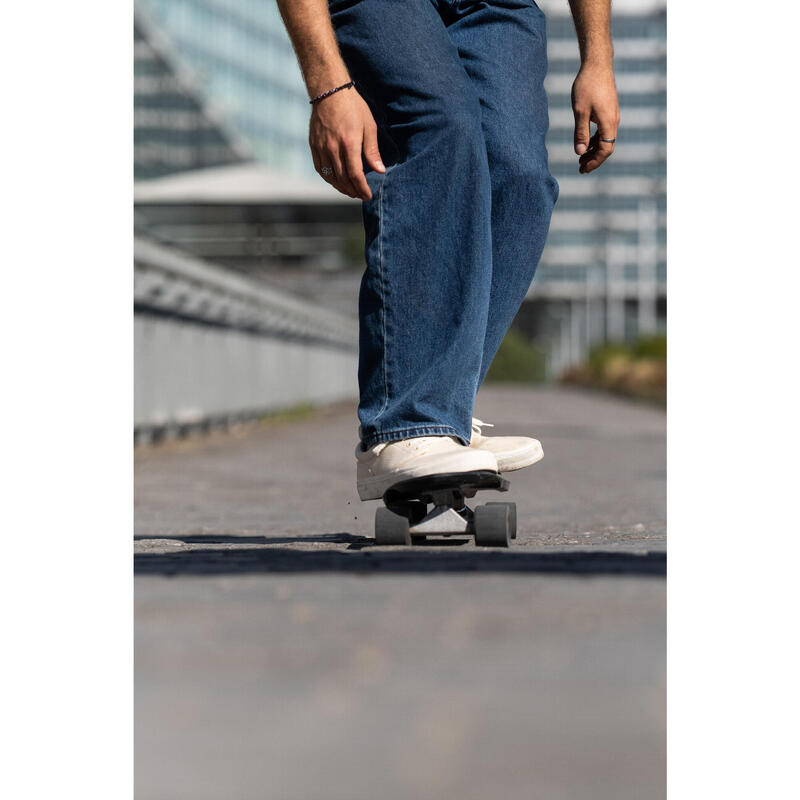 Nízké skateboardové boty Vulca 100 Eco šedobéžové 