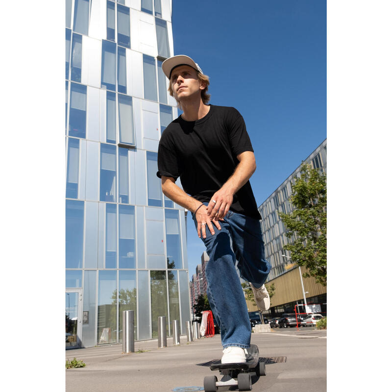 Nízké skateboardové boty Vulca 100 Eco šedobéžové 