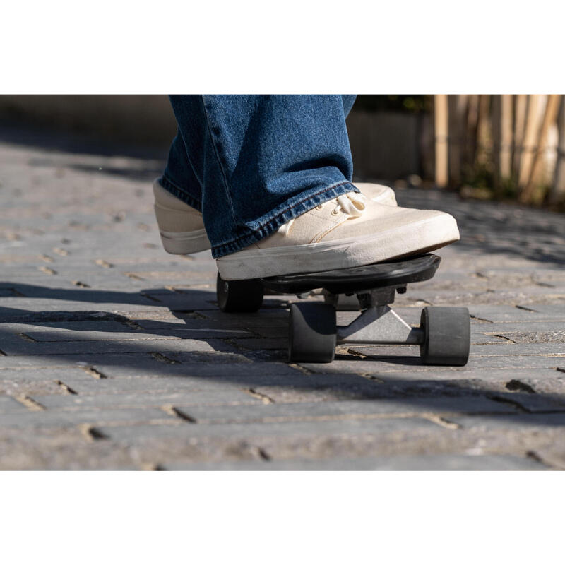 Chaussures basses skateboard-longboard adulte VULCA 100 grège