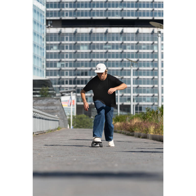 Calçado de Skate Longboard de Cano Baixo VULCA 100 Adulto Cru Design Ecológico