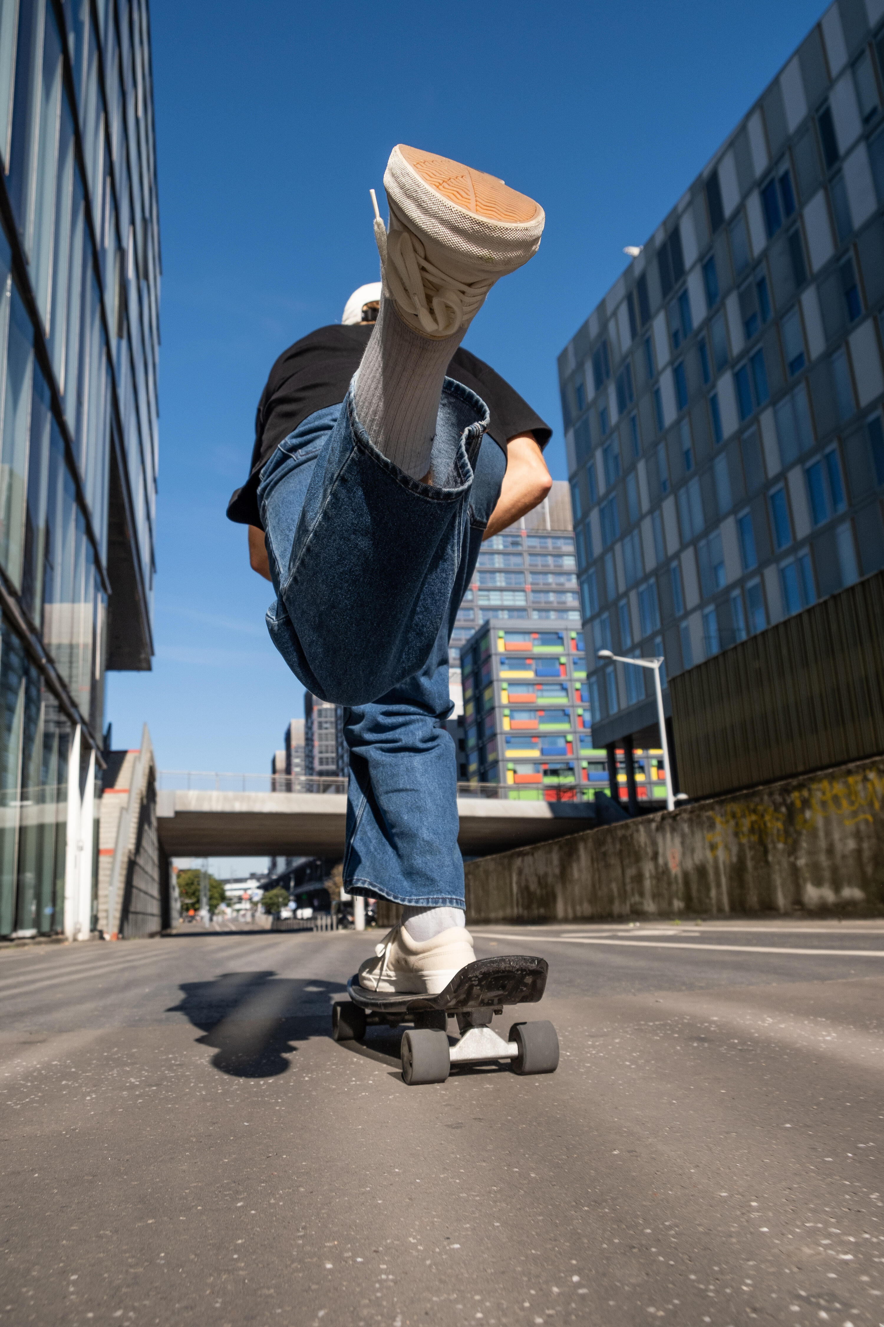 Chaussures basses skateboard-longboard adulte VULCA 100 grège 17/26