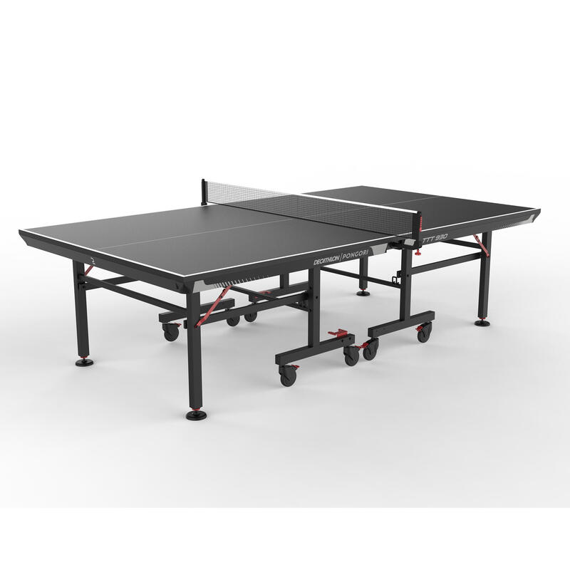 Stół do tenisa stołowego Club TTT 930 z homologacją ITTF i czarnymi blatami
