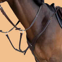 3-Point Hunting Martingale for Horse & Pony - Dark Brown
