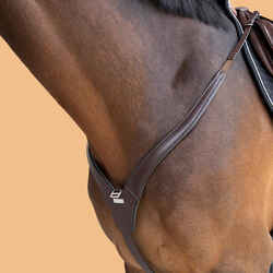 3-Point Hunting Martingale for Horse & Pony - Dark Brown