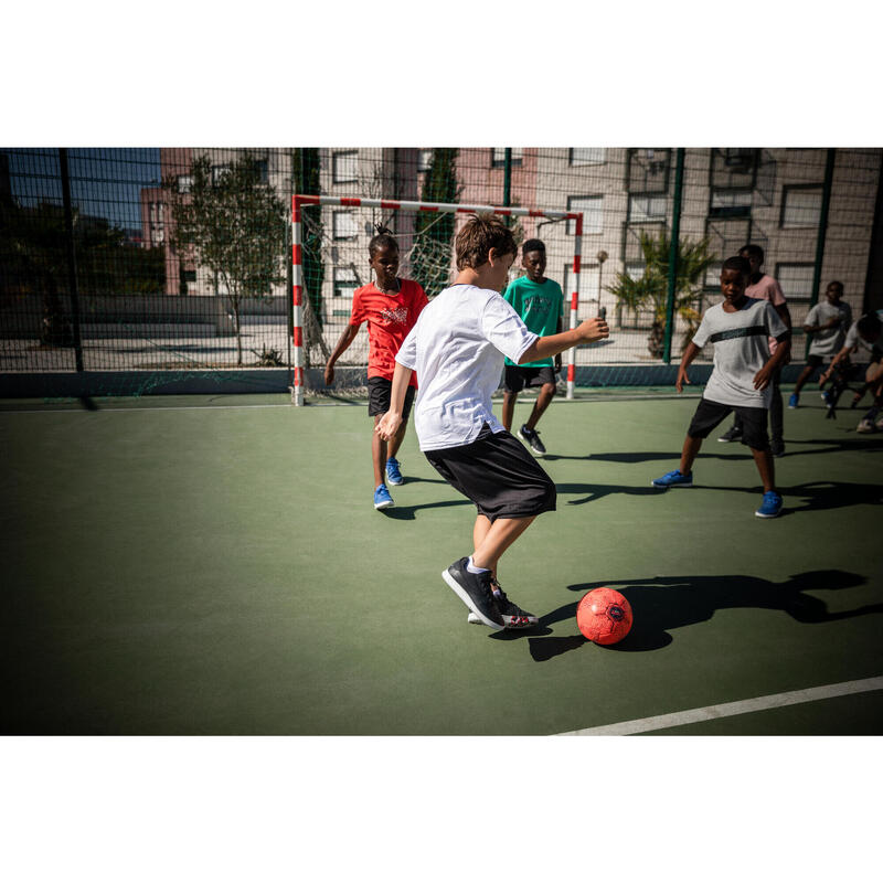 Kinder Fussball Hallenschuhe - Street Football Barrio schwarz