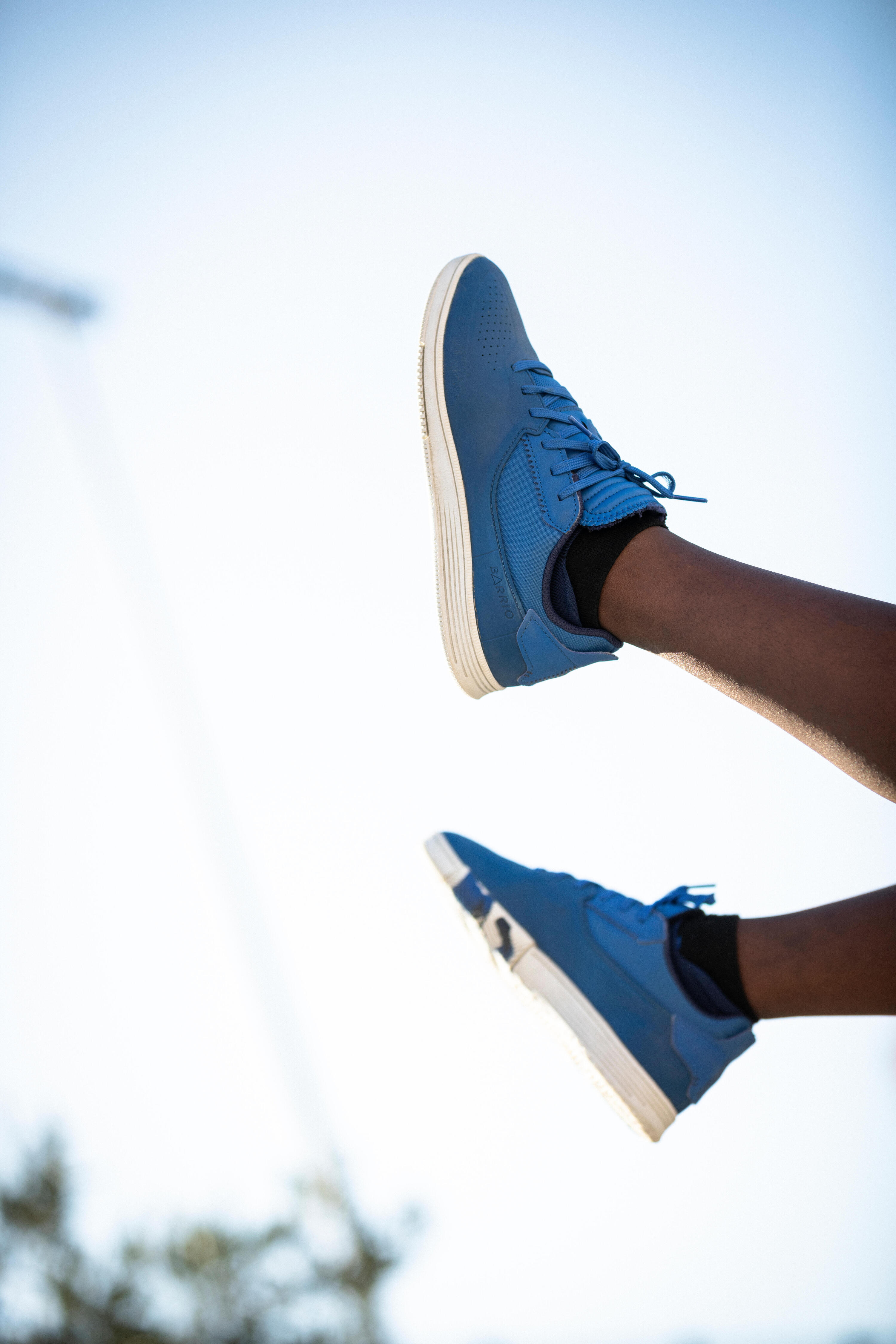Chaussures enfants BARRIO Street Football JR Bleu 15/16