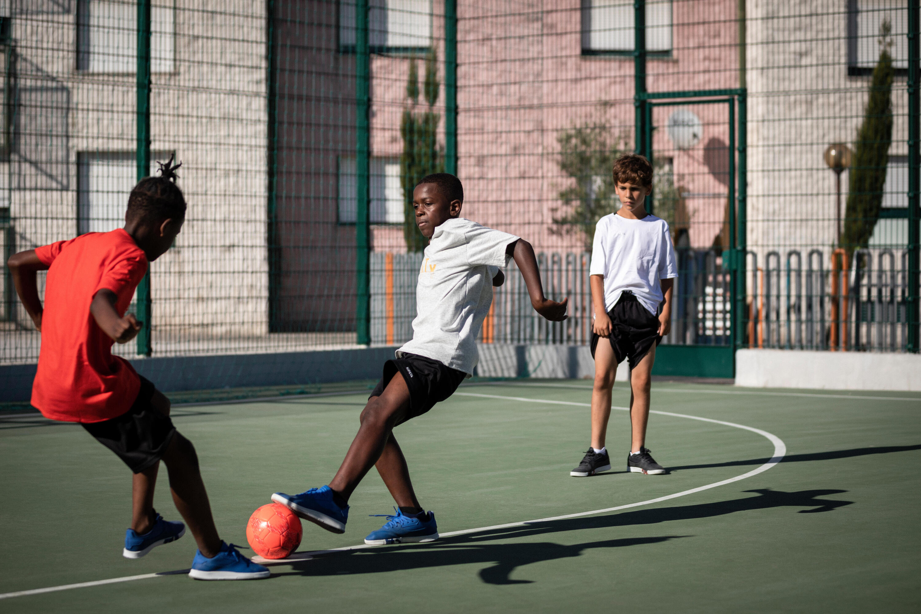 Chaussures enfants BARRIO Street Football JR Bleu 11/16