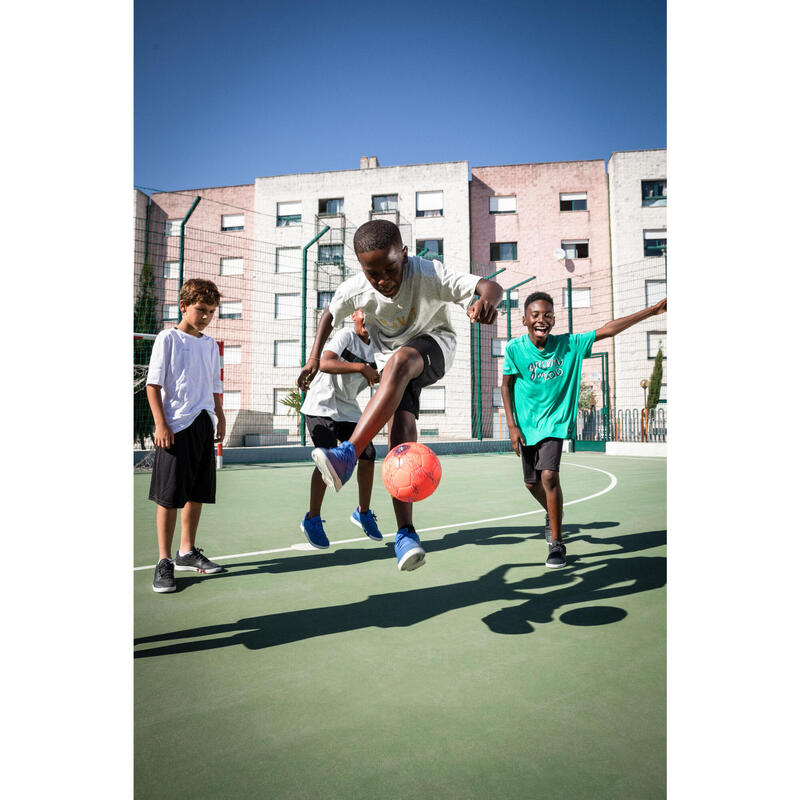 Fussballschuhe Street Football Barrio Kinder bordeaux