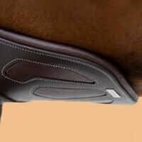 Horse and Pony Riding Leather Stud Girth 900 - Brown