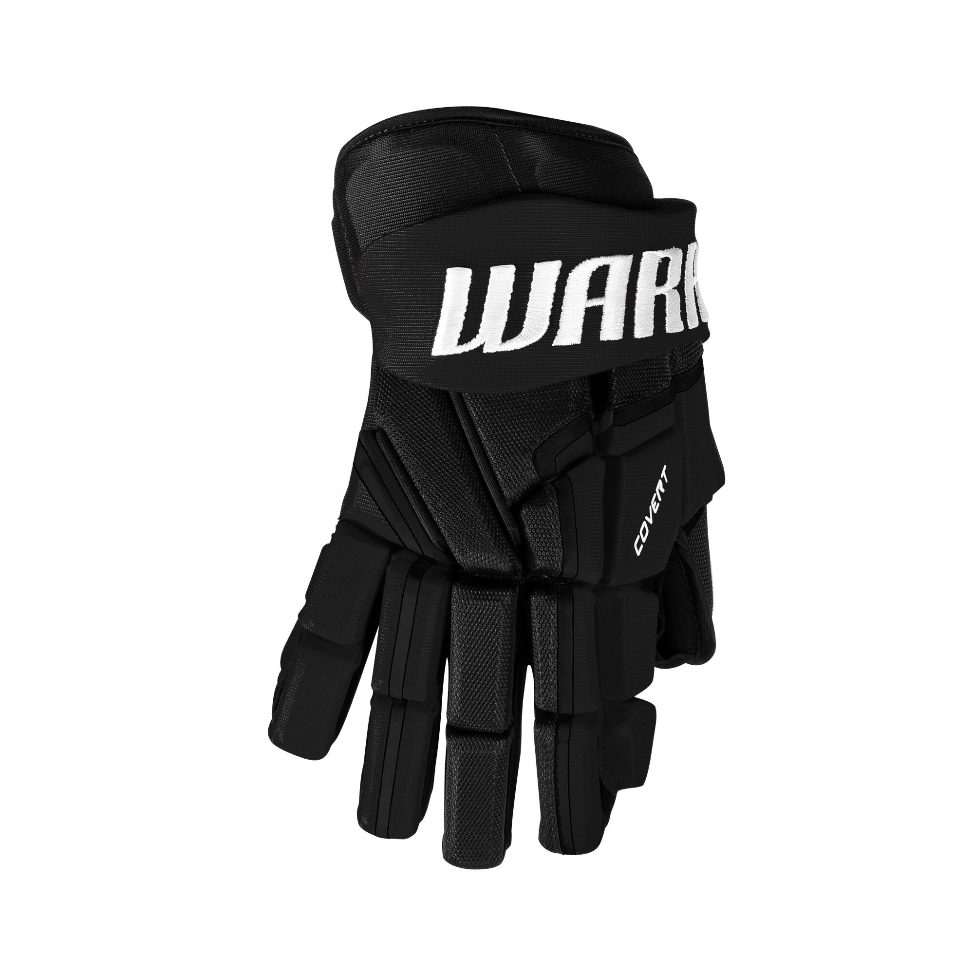 Kids' Hockey Gloves - Covert 500 Black - WARRIOR