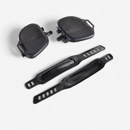 PAIRE PEDALES MONOBLOC NOIRES