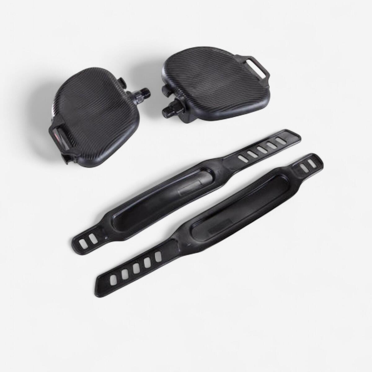 PAIRE PEDALES MONOBLOC NOIRES