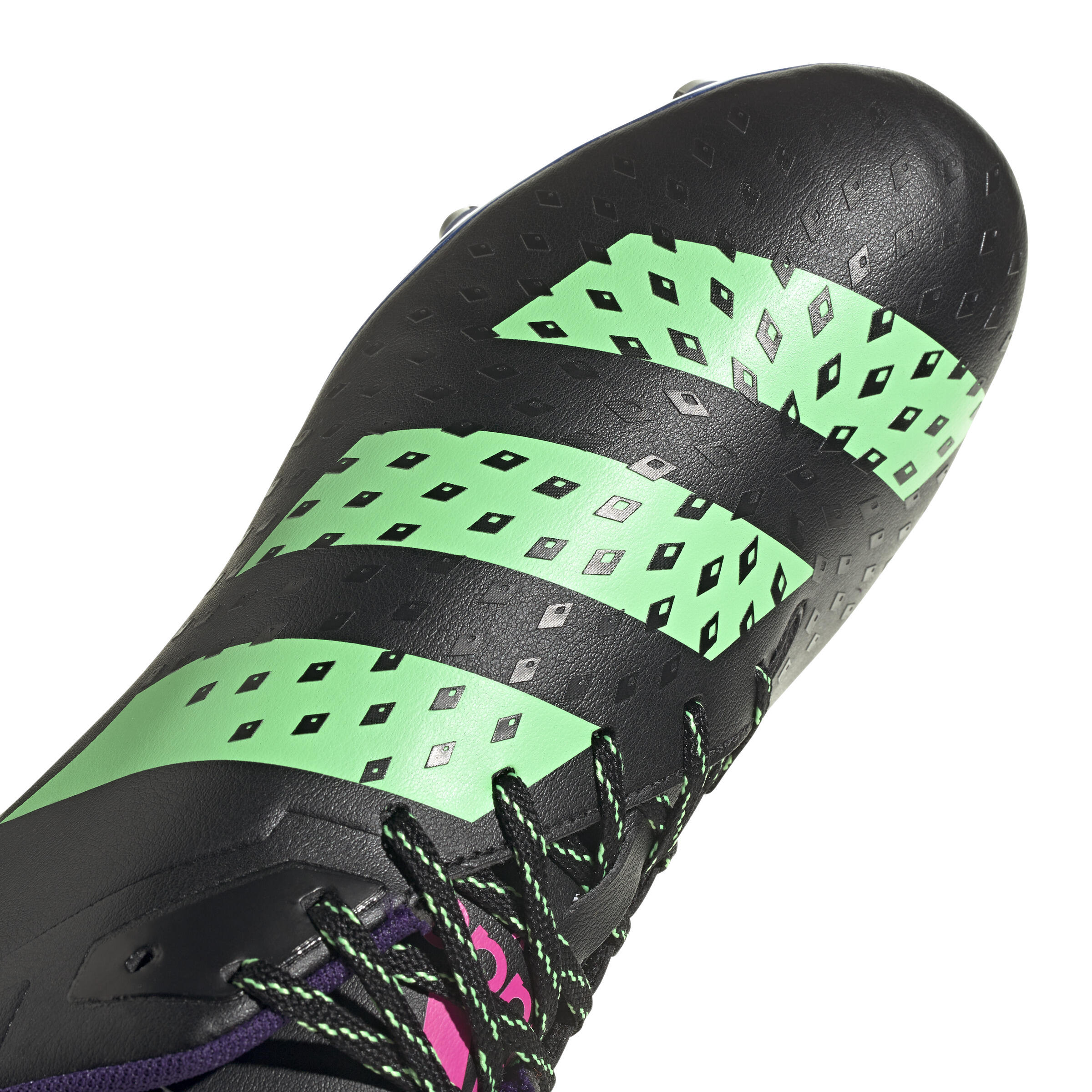 Rugbyschuhe Malice SG Schraubstollen weiche Böden Damen/Herren schwarz 9/9