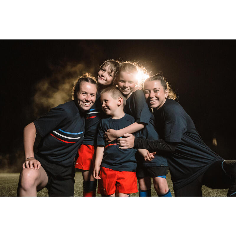 Tricou Rugby Replica Franța Albastru Copii