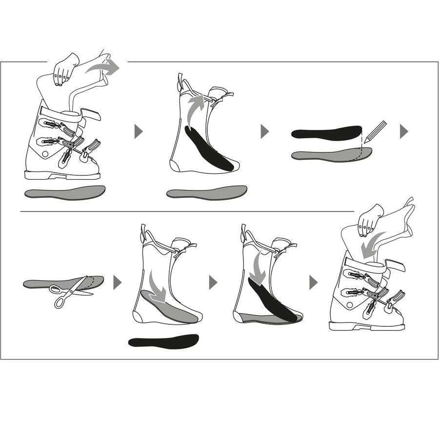 semelle chausson boots snowboard