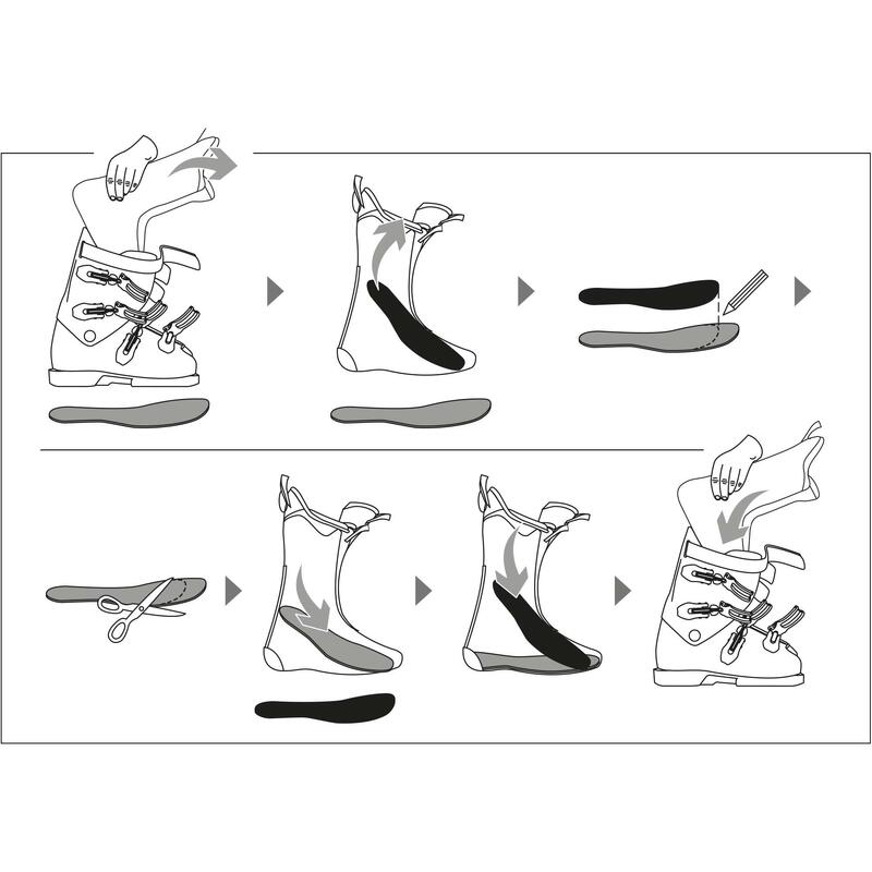 Reduktory objętości do butów narciarskich Wedze 3 mm