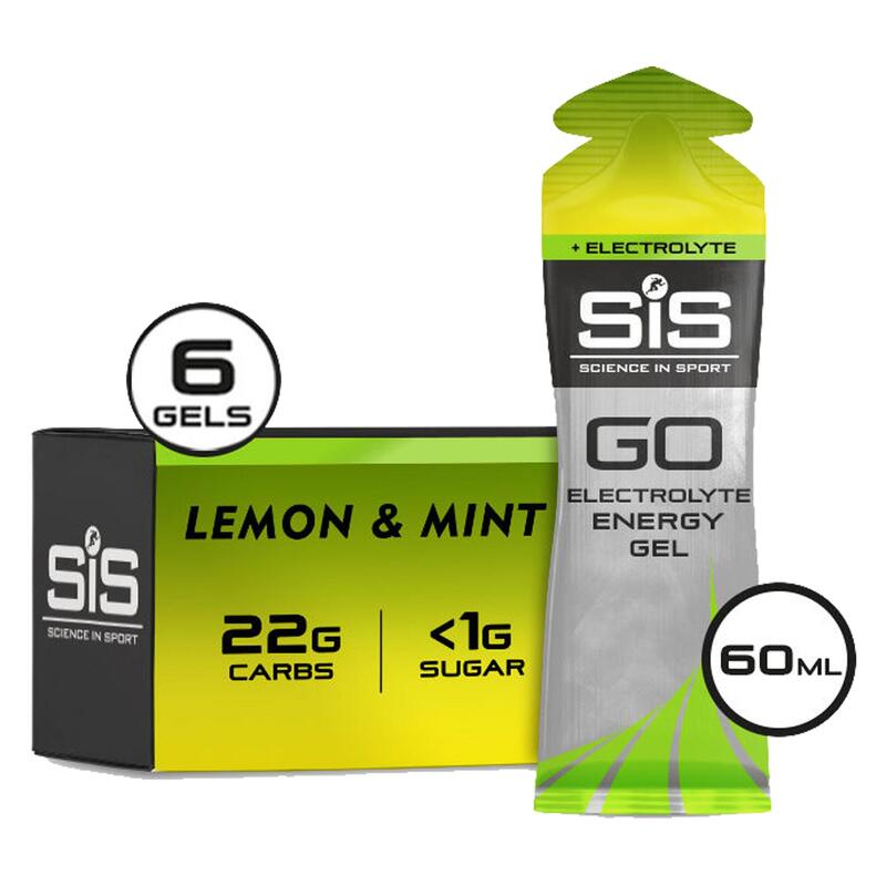Science In Sport Go Energy + Electrolite Pack 6 Limão e Hortelã