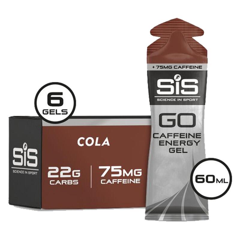 Science In Sport Go Energy + Cafeína Pack 6 Cola