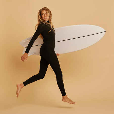 Neoprenanzug Surfen Damen Neopren 4/3 mm - 900 schwarz