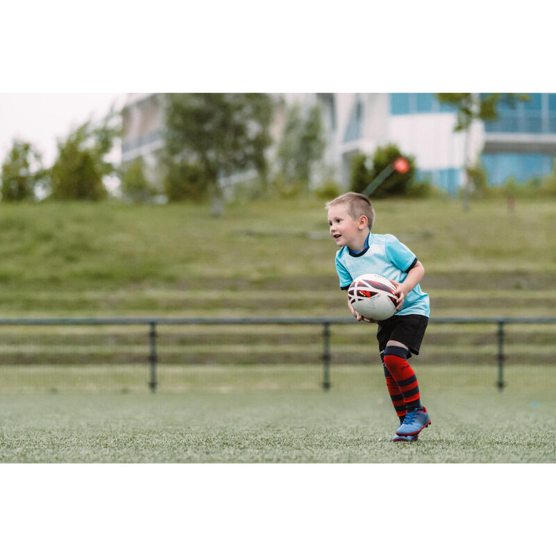 Short de rugby Enfant - R500 noir