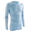 Thermoshirt unisex Keepdry 500 met lange mouwen blauwgrijs