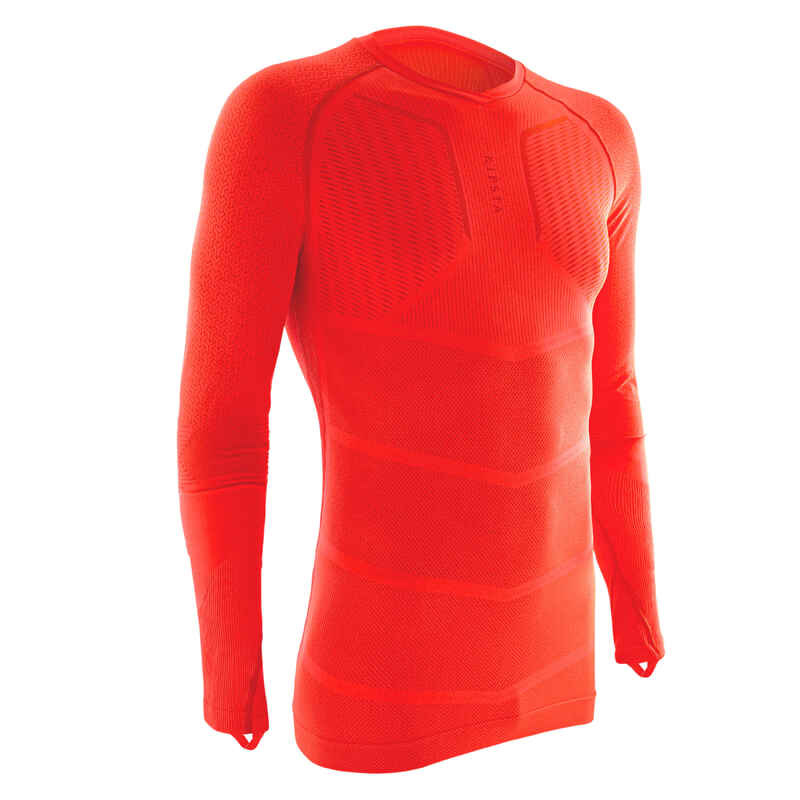 Damen/Herren Fussball Funktionsshirt langarm - Keepdry 500 orange