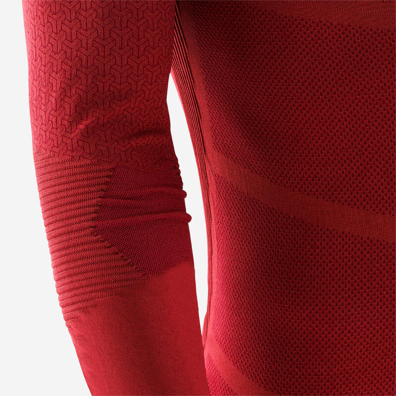 Thermoshirt unisex Keepdry 500 met lange mouwen rood