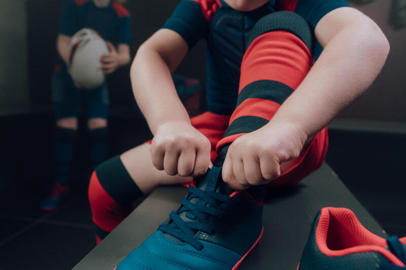 Buty do rugby dla dzieci Offload Skill 100 FG na suchą nawierzchnię Easylace