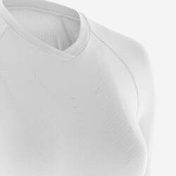 Adult Long-Sleeved Thermal Base Layer Top Keepdry 500 - White