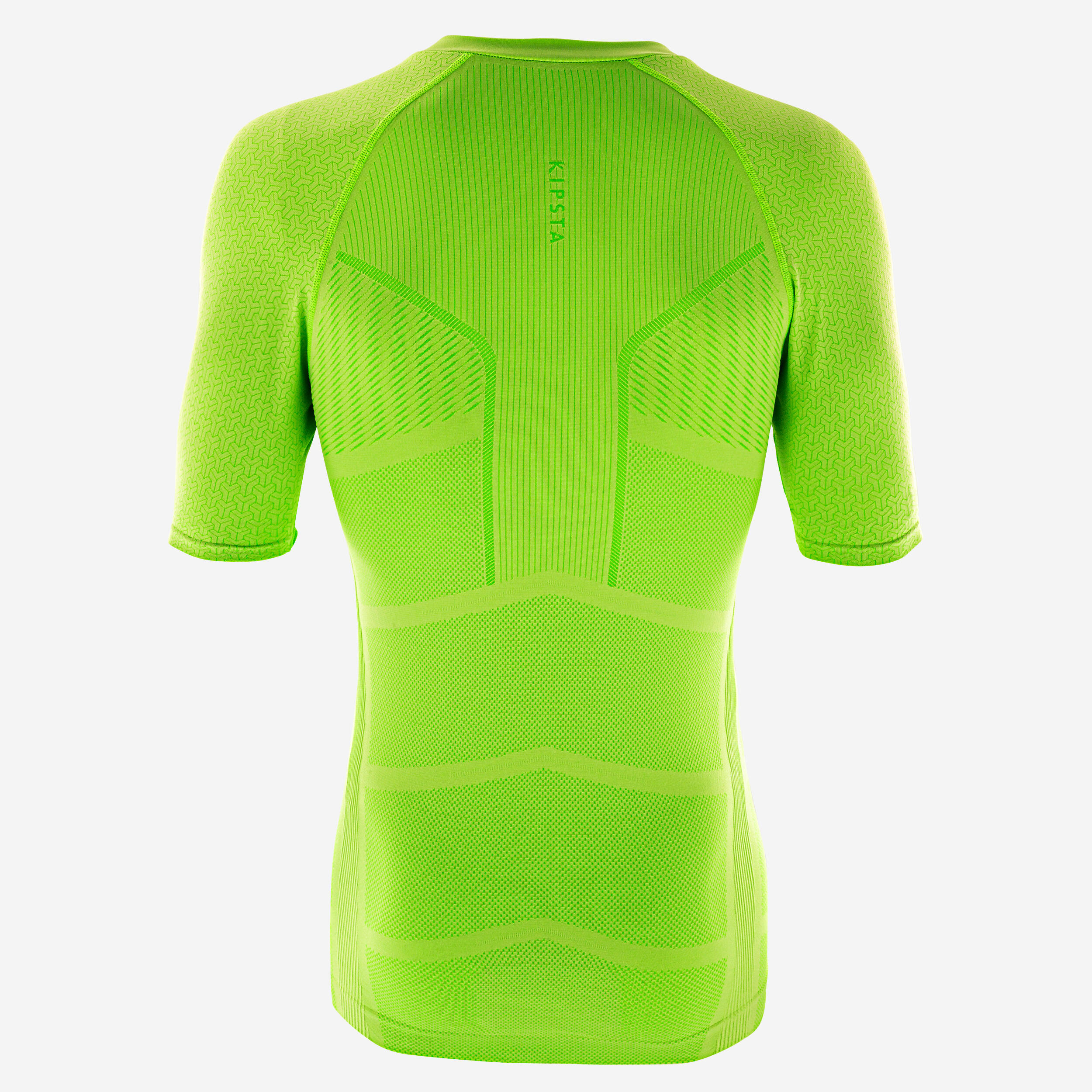Adult Short-Sleeved Thermal Base Layer Top Keepdry - Aniseed 3/5