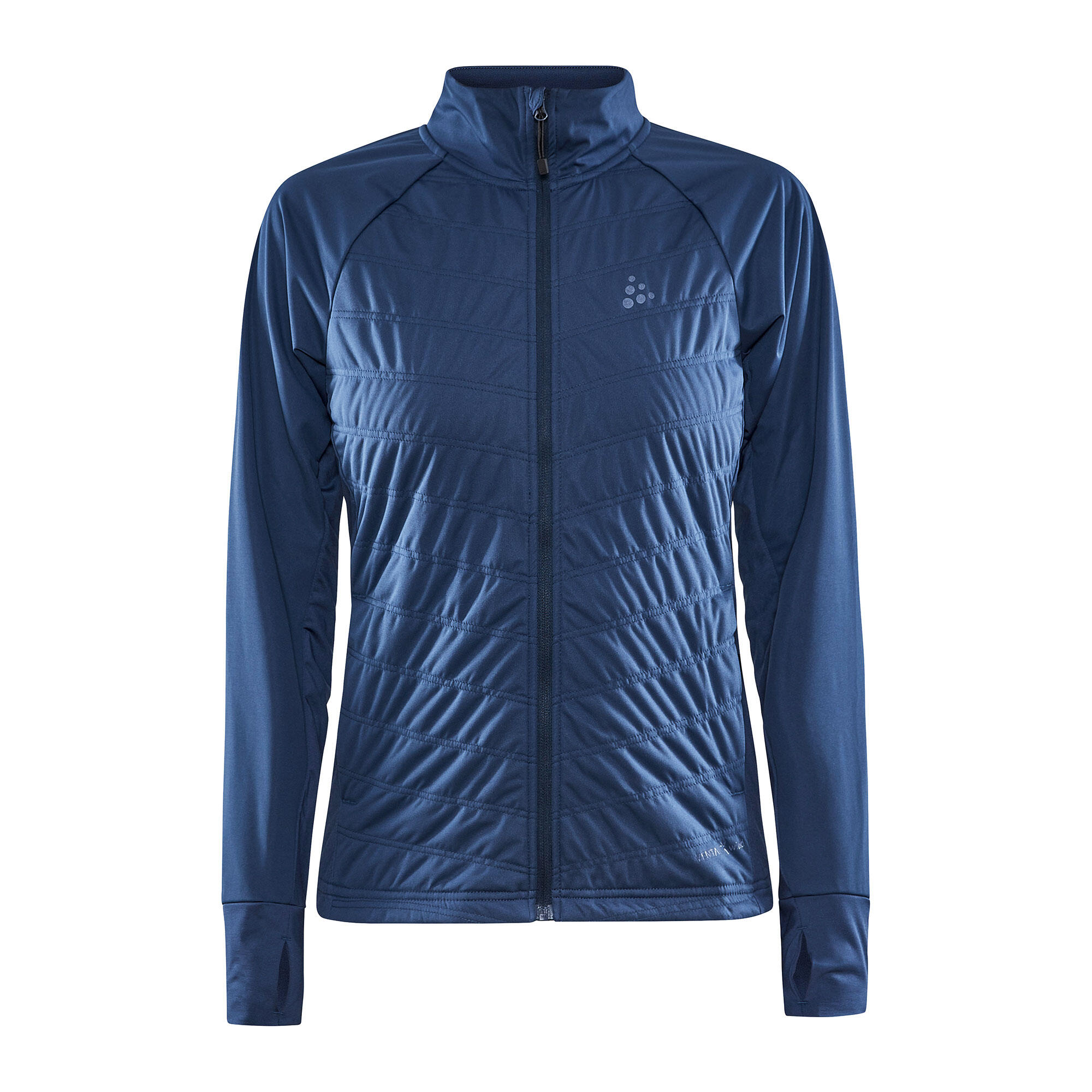 ADULT CROSS-COUNTRY SKI JACKET - ESSENCE WARM CRAFT WOMEN - BLUE