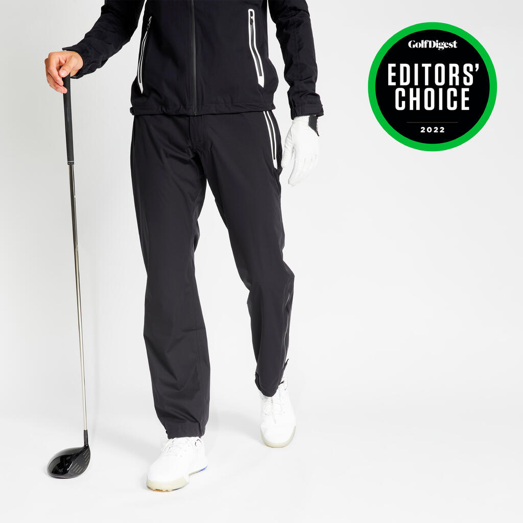 PANTALONE ZA GOLF RW500 MUŠKE NEPROMOČIVE - MORNARSKO PLAVE