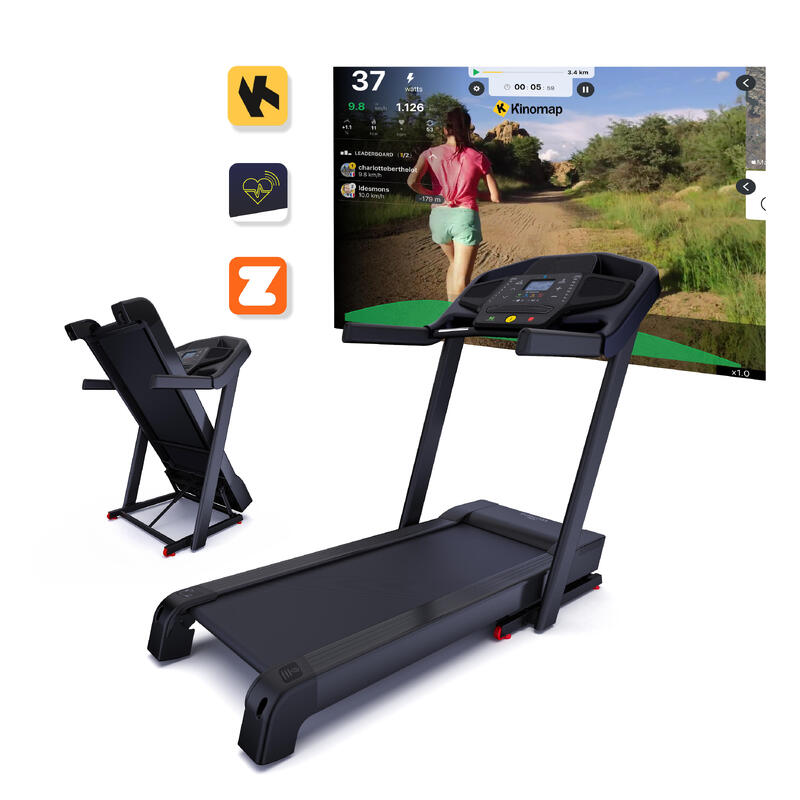 Passadeira de Corrida T900D Conectada e Eficaz, 18km/h, 50x143cm