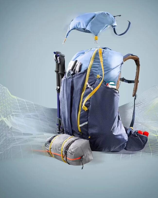 Mochila de trekking ultraligera hombre 50+10 L - MT900 UL